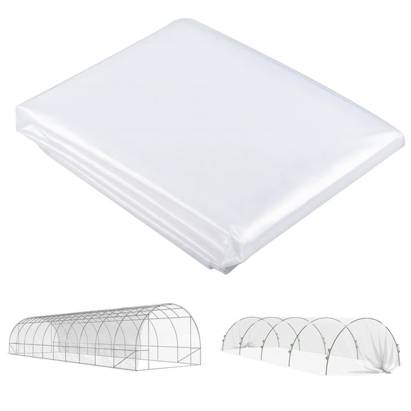 Copertura di Ricambio per Serra a Tunnel 6x10 m in PP Anti UV e Impermeabile Trasparente online