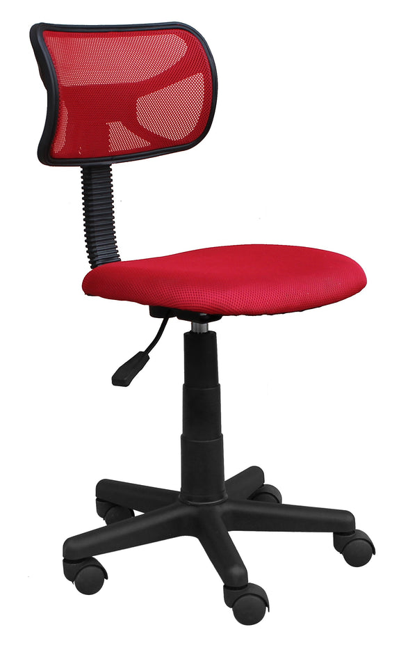prezzo Chaise de bureau de travail en tissu rouge