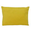 Cuscino Decorativo Rettangolare 35x50xh10 cm in Velluto Giallo