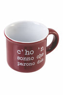 Set 6 Tazzine Caffè in Porcellana 90 ml Villa d'Este Home Tivoli Spqr