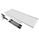 Specchio Estraibile per Armadio 34x100 cm Emuca Grigio Metallizzato