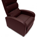 Poltrona Relax Reclinabile Manuale 69x91x102 cm in Similpelle Bordeaux