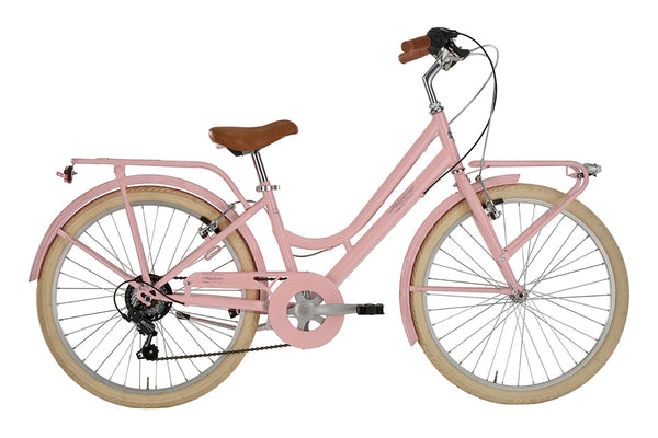 prezzo Bicicletta per Ragazza 8-10 Anni 24" Cambio 6V Shimano Freni V-Brake Milly Rosa