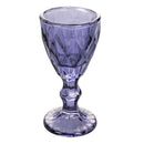 Set 6 Tazzine per Liquori Liquorini Prisma Provence in Vetro VdE Tivoli 1996 Viola