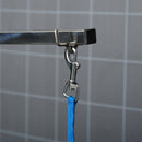 Tavolo da Toelettatura e Tosatura Girevole per Cani e Gatti Ø65x10 cm Carico 40Kg Nero