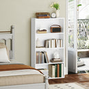 Mobile Libreria a 4 Ripiani 60x24x115,5 cm Scaffali regolabili in Legno Bianco  