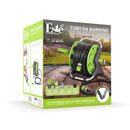 Set Tubo da Giardino con Avvolgitubo 20 m Lancia a Spruzzo Regolabile in PVC PP e Alluminio Verde e Grigio      