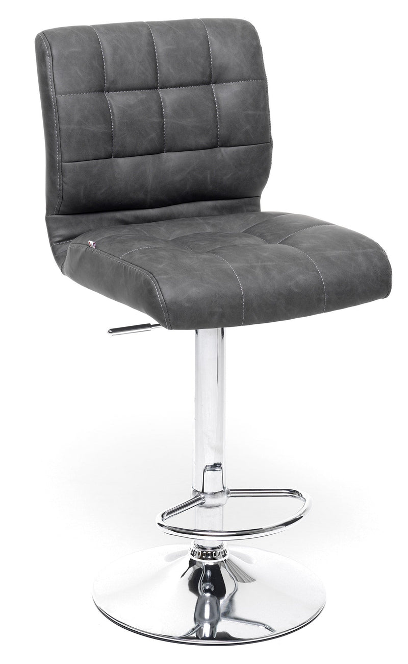 Sgabello 45x54x113 cm in Similpelle Grigio