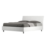 Letto Matrimoniale Testata Inclinata Demas Frassino Bianco Varie Misure