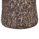 Base Supporto per Albero di Natale a Tronco 32x24x36 cm Universale con Ganci in Resina Scuro      