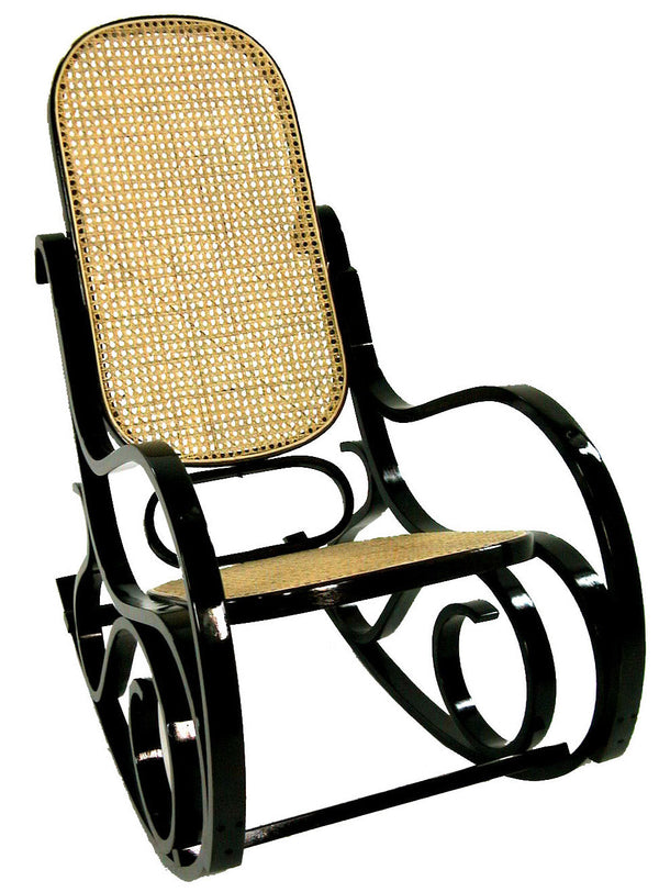 online Fauteuil à bascule en bois de noyer Adami Vienna