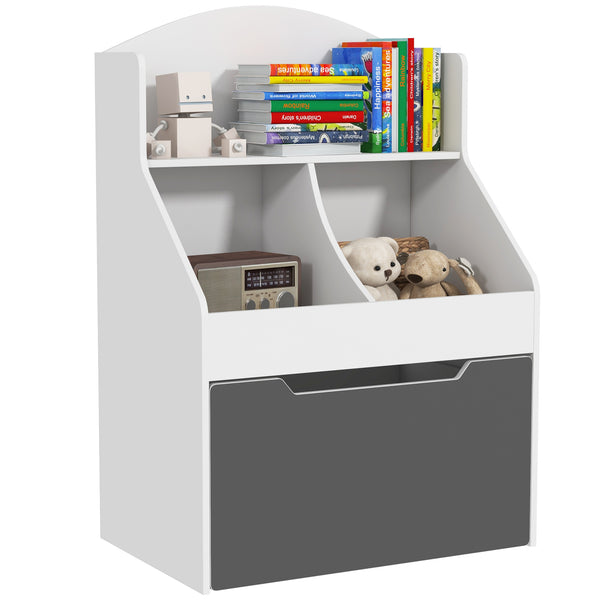 Libreria per Bambini 2 Livelli con Cassetto 62x40x88 cm Bianco online