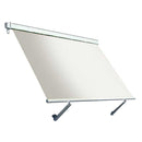 Tenda da Sole Avvolgibile Manuale 200x250 cm in Alluminio e Poliestere Beverly Beige-1