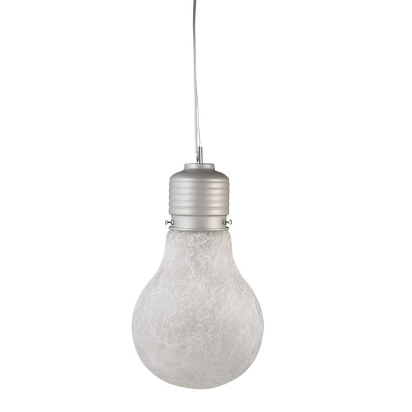 acquista Suspension 1xE27 Argent Cadre Blanc Filament Verre E-Energy Elettra