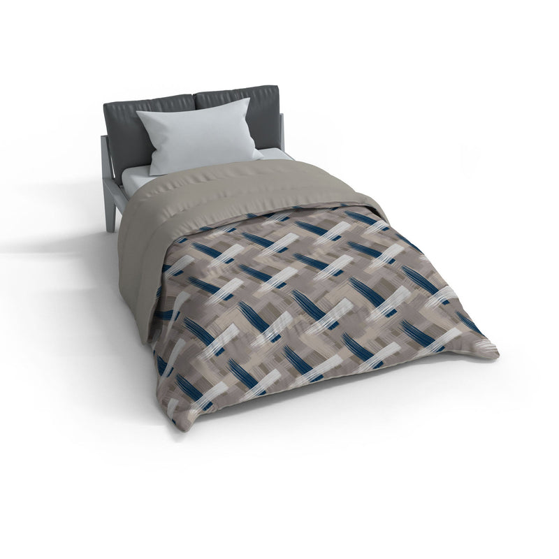 Trapunta Invernale Stampata in Microfibra 300gr Double Face Pennellate Varie Misure