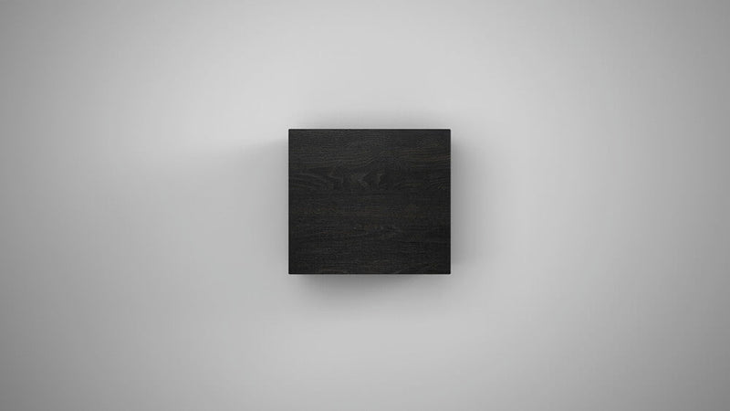 Mobile Sospeso Quadrato da Salotto 51x57x31cm TFT  Cube Quercia Wengè