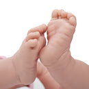 Bambola Bebè Neonato con Tutina Rosa 43cm JC Toys