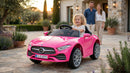 Macchina Elettrica per Bambini 12V con Licenza Mercedes CLS Small Rosa