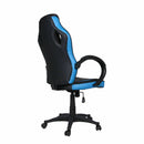 Sedia da Gaming Ergonomica 59x110/120x65 cm in Similpelle Nero/Blu