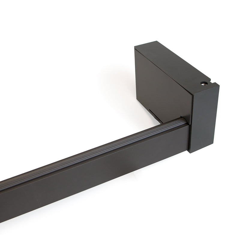 Barra Appendiabili per Armadio a Batteria 100,8-115,8 cm con LED Bianco Naturale e Sensore di Movimento Emuca Moka