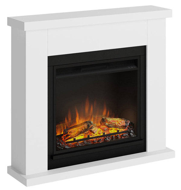 Cheminée Electrique Au Sol Effet Flamme 1500W Tagu Frode Blanc acquista