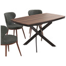 Tavolo da Pranzo 160x79x90 cm in Legno Nobilitato Rovere