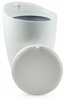 Pouf Sgabello Contenitore Ø37x45,5 cm in ABS Soriani Bianco