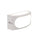 Applique d'extérieur E27 en aluminium Sovil blanc