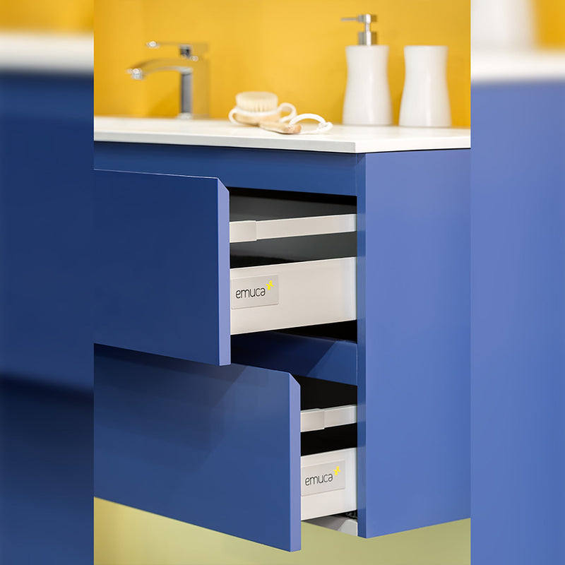 Kit Cassetto Esterno Vantage-Q Chiusura Soft P 350 Verniciato Bianco Acciaio Emuca