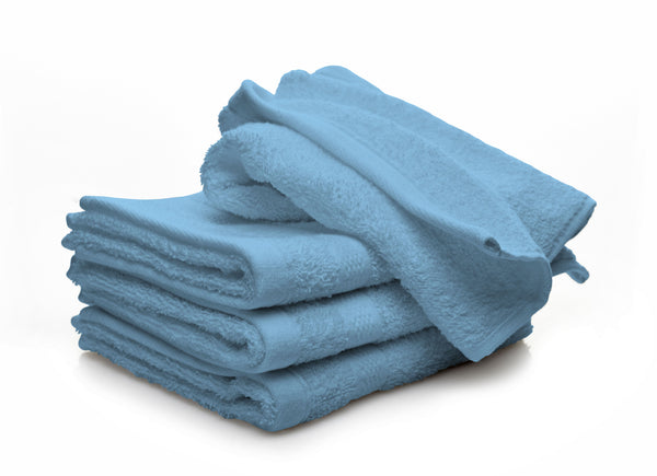 Set Eponge Serviettes Invité + Lingette Bleu Clair sconto