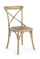 Chaise Cross Marron Naturel en Bois