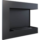 Camino a Bioetanolo da Incasso 60x48 cm Flig Tampa Nero Angolo a Destra