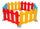 Parc pour enfants polyvalent Fence 135x155x52 cm multicolore