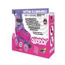 Pattini Classici con Scarpa Allungabile Misura Regolabile 35-38 Freno a Tampone Rosa/Viola