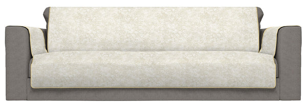 Housse de canapé avec housses d'accoudoirs en polyester et coton crème différentes tailles prezzo