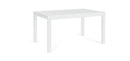Tavolo Allungabile da Esterno 135-270x90x75h cm in Alluminio Cliv Bianco  