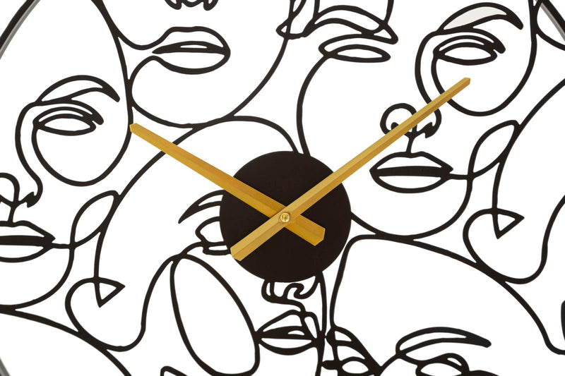 Orologio da Muro Faces Ø 50x3,5 cm in Ferro 