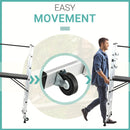 Trabattello Scala 3 in 1 ad Altezza Regolabile Max 150 Kg in Lega di Alluminio