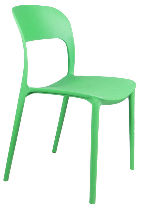 Ensemble de 4 chaises de jardin en polypropylène Vandi Verdi online