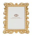 Cornice Celta 21,6x2x27 cm in Poliresina e Vetro Oro