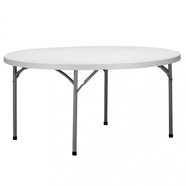 Table de restauration pliante 150x74 h cm en acier blanc acquista