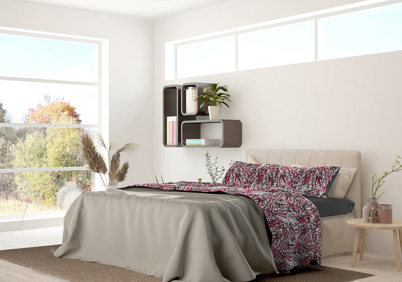 Set Lenzuola con Stampa Sopra Sotto e Federe Crazy Varie Misure