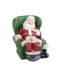 Statuina Babbo Natale con Poltrona 16,5 cm in Resina