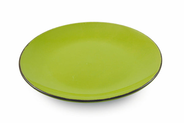 Set de 6 assiettes plates Ø27x3,5 cm en Gres VdE Tivoli 1996 Baita Glazed Verdi prezzo