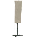 Telo Copertura per Ombrellone da Giradino Ø57x160 cm in Tessuto Oxford Cachi