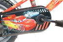 Bicicletta per Bambini 12" Disney Cars Freno Caliper e Stabilizzatori in Acciaio Hi-Ten Rosso