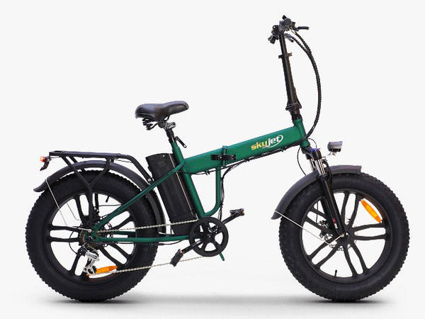 Fat-Bike Bicicletta Elettrica Pieghevole 36V a Pedalata Assistita 20” 250W SkyJet NitroPro Verde prezzo
