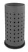 Portaombrelli in Acciaio Verniciato Ø24xh48 cm Con Vaschetta Raccogli Goccia Grigio