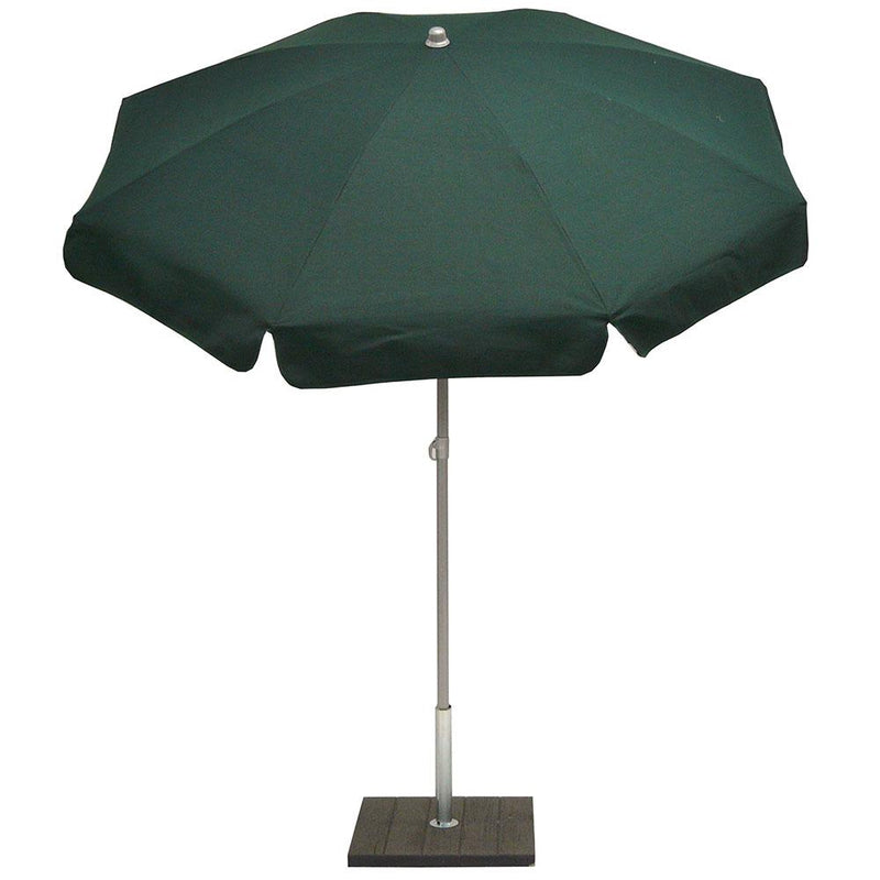 Ombrellone da Giardino Ø2 m Palo Ø33 mm in Acciaio Maffei Venezia Duplex Verde/Bianco e Verde