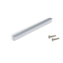 Maniglia per Mobile Dublin Interasse 128 Anodizzato Opaco Alluminio Emuca